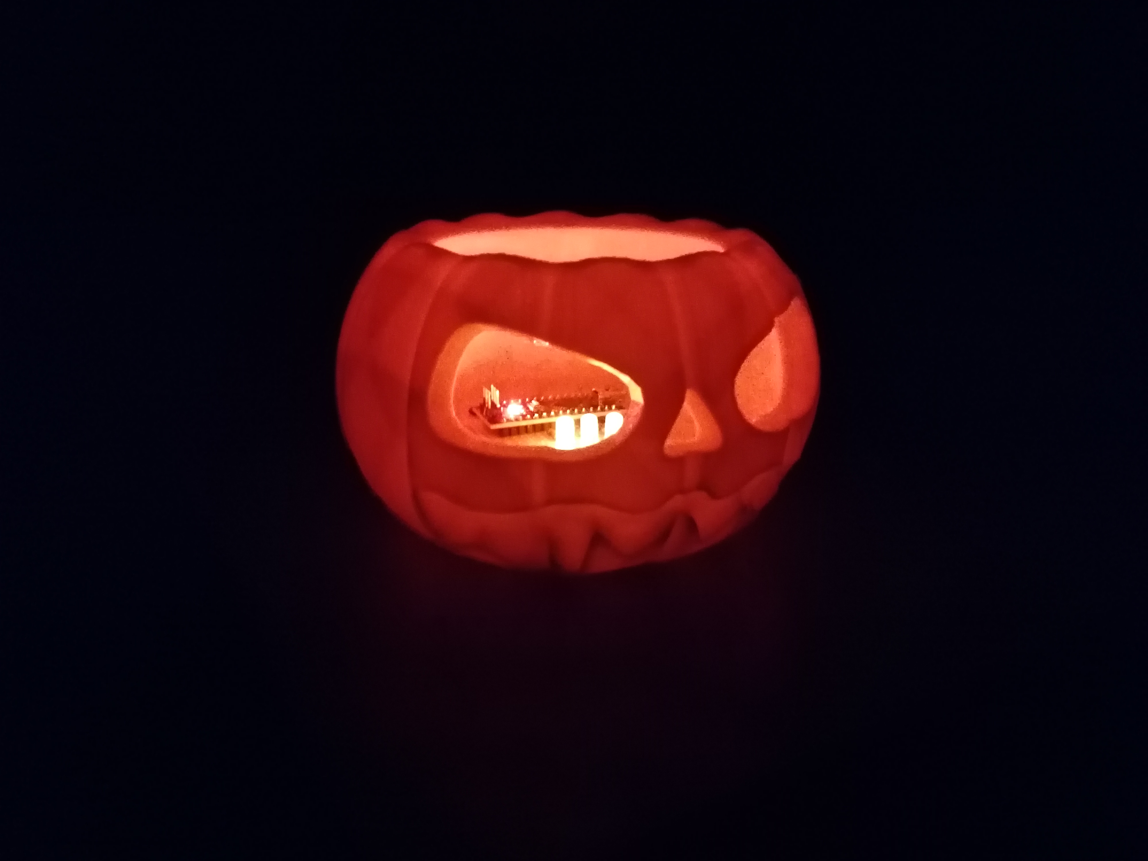 3D printed halloween pumpkin